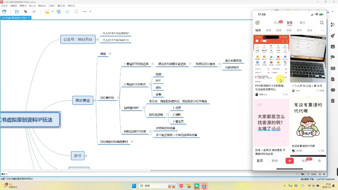 绅白不白·小红书虚拟店铺，IP打法+原创商品(更新2026)-DE云网创