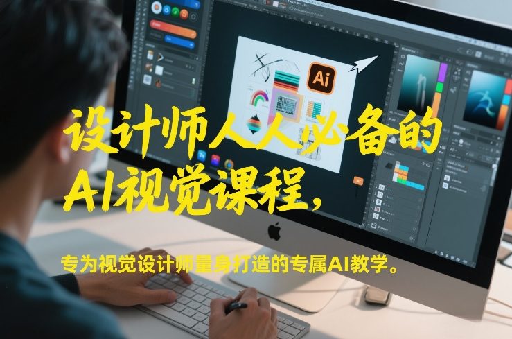 设计师人人必备的AI视觉课程,专为视觉设计师量身打造的专属AI教学-DE云网创