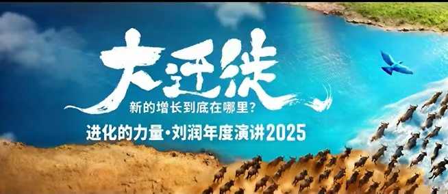 2025刘润年度演讲全程回放，大迁徙新的增长到底在哪里？-DE云网创