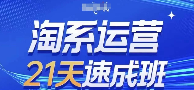 淘系运营21天速成班(更新24年12月)，0基础轻松搞定淘系运营，不做假把式-DE云网创