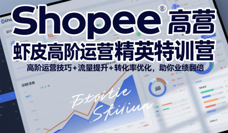 Shopee虾皮高阶运营精英特训营,高阶运营技巧+流量提升+转化率优化,助你业绩翻倍插图 Shopee虾皮高阶运营精英特训营,高阶运营技巧+流量提升+转化率优化,助你业绩翻倍