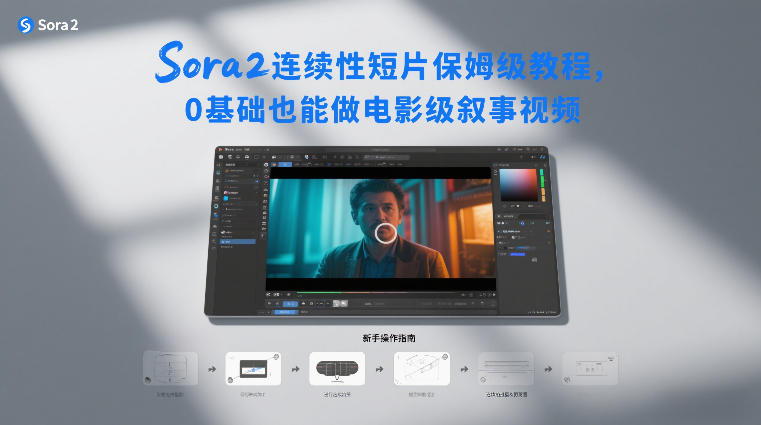 Sora2连续性短片保姆级教程,0基础也能做电影级叙事视频插图 Sora2连续性短片保姆级教程,0基础也能做电影级叙事视频