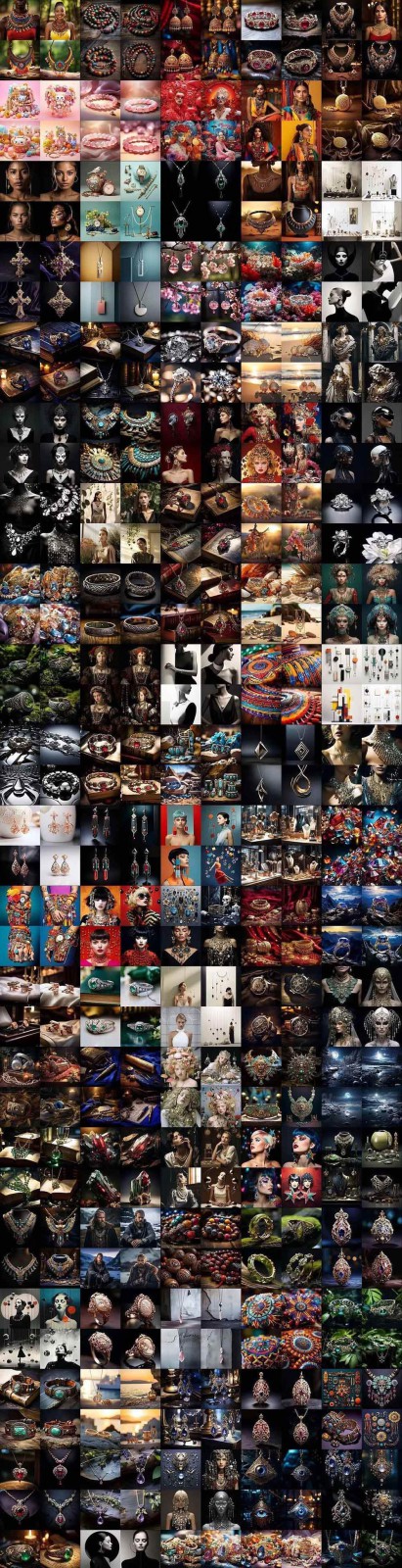 463个Midjourney珠宝摄影提示词：覆盖全品类珠宝，AI设计秒出专业效果-DE云网创