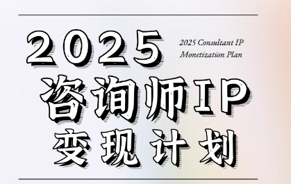 7天构建咨询师变现系统，2025咨询师IP变现计划训练营-DE云网创