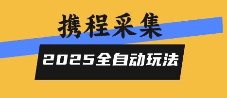 2025携程信息采集全自动玩法，高单价，零人工，全天开干【揭秘】-DE云网创