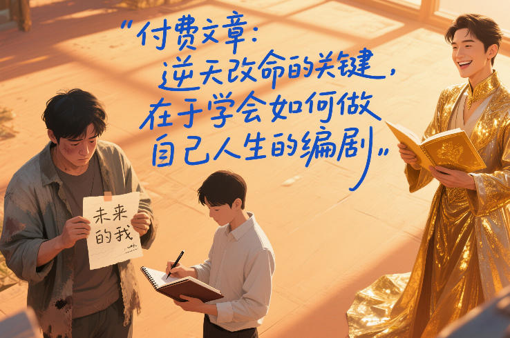 付费文章：逆天改命的关键，在于学会如何做自己人生的编剧-DE云网创