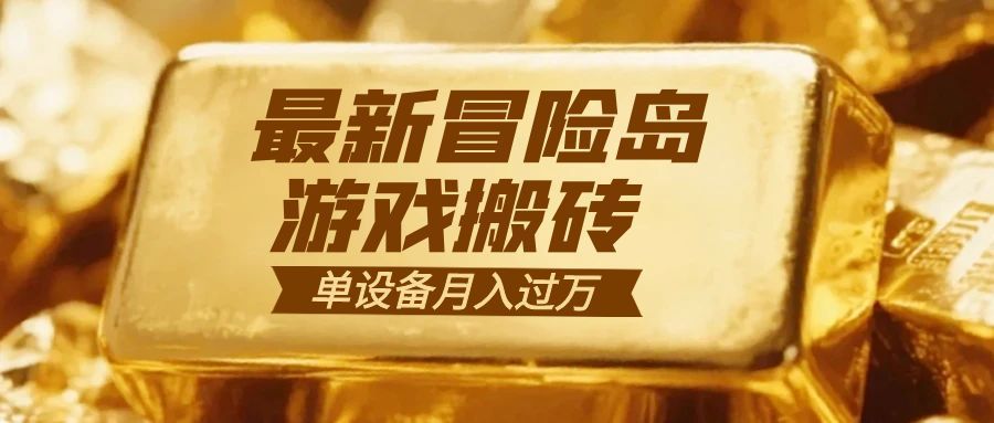 冒险岛游戏搬砖 一组账号月利润9000+-DE云网创