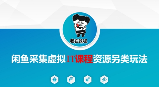 闲鱼采集虚拟IT课程资源另类玩法，干货满满-DE云网创