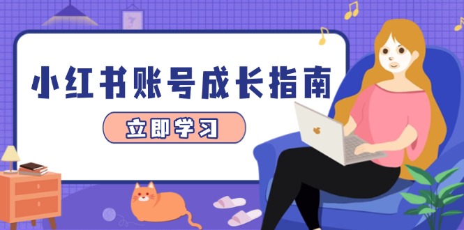 （14650期）小红书账号成长指南，爆款选题+精准定位+数据分析，系统提升账号变现能力-DE云网创