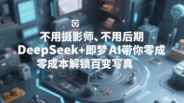 不用摄影师、不用后期，DeepSeek+即梦AI带你零成本解锁百变写真！-DE云网创