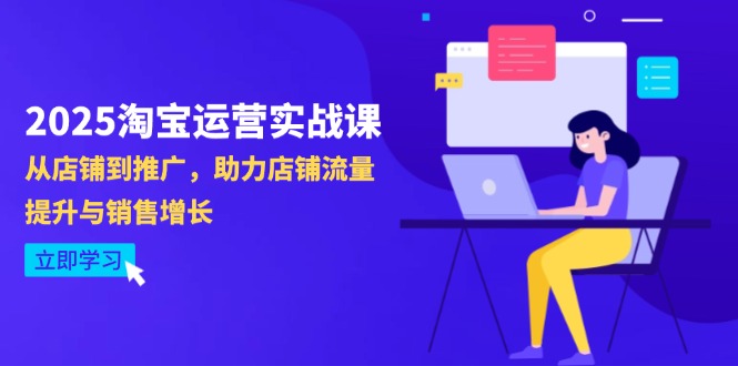 （14504期）2025淘宝运营实战课-4月更新：从店铺到推广，助力店铺流量提升与销售增长-DE云网创