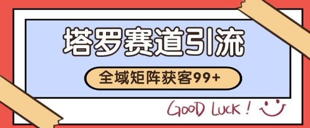 小红书某音塔罗赛道引流获客 自热矩阵日引200+【揭秘】-DE云网创