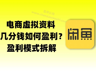 揭秘虚拟电商1分钱资料与卡券是如何获得收益的(详细拆解)-DE云网创