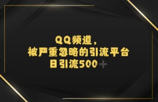 引流蓝海QQ频道，日引500+创业粉-DE云网创