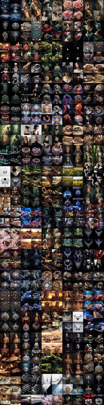 463个Midjourney珠宝摄影提示词：覆盖全品类珠宝，AI设计秒出专业效果插图9