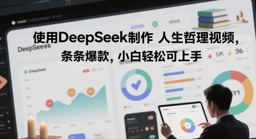 使用DeepSeek制作人生哲理视频，条条爆款，小白轻松可上手-DE云网创