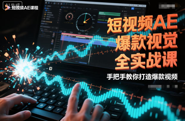 短视频AE爆款视觉全实战课，手把手教你打造爆款视频-DE云网创