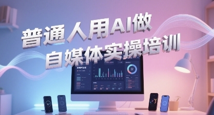 普通一个人用AI做自媒体，助你轻松开启AI自媒体创作之路-DE云网创