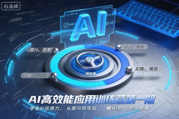 AI高效能应用训练营第一期，学会AI应用力，从提问到驾驭，做AI时代的领航者-DE云网创