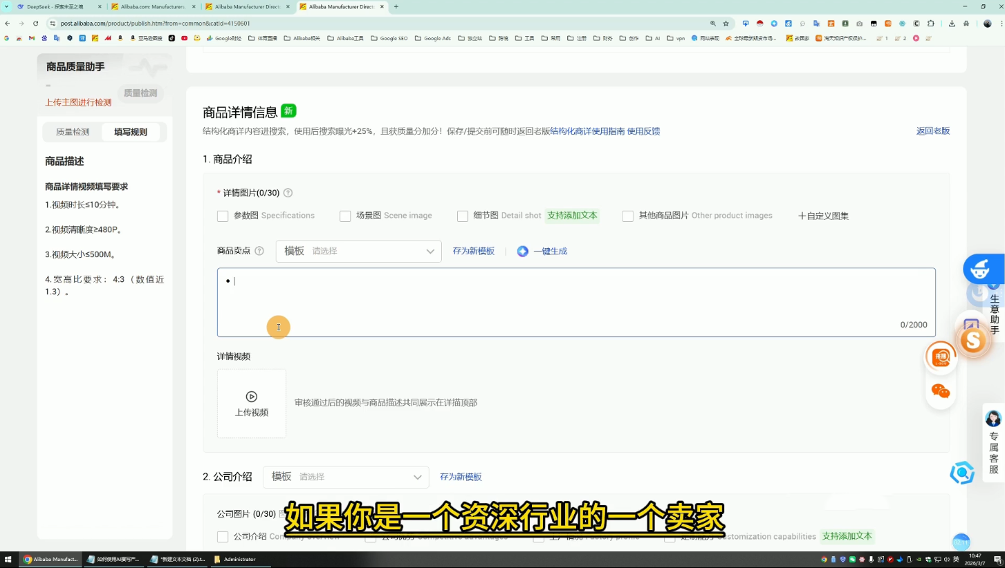醒目老师·阿里国际站运营系列课(更新3月)-DE云网创