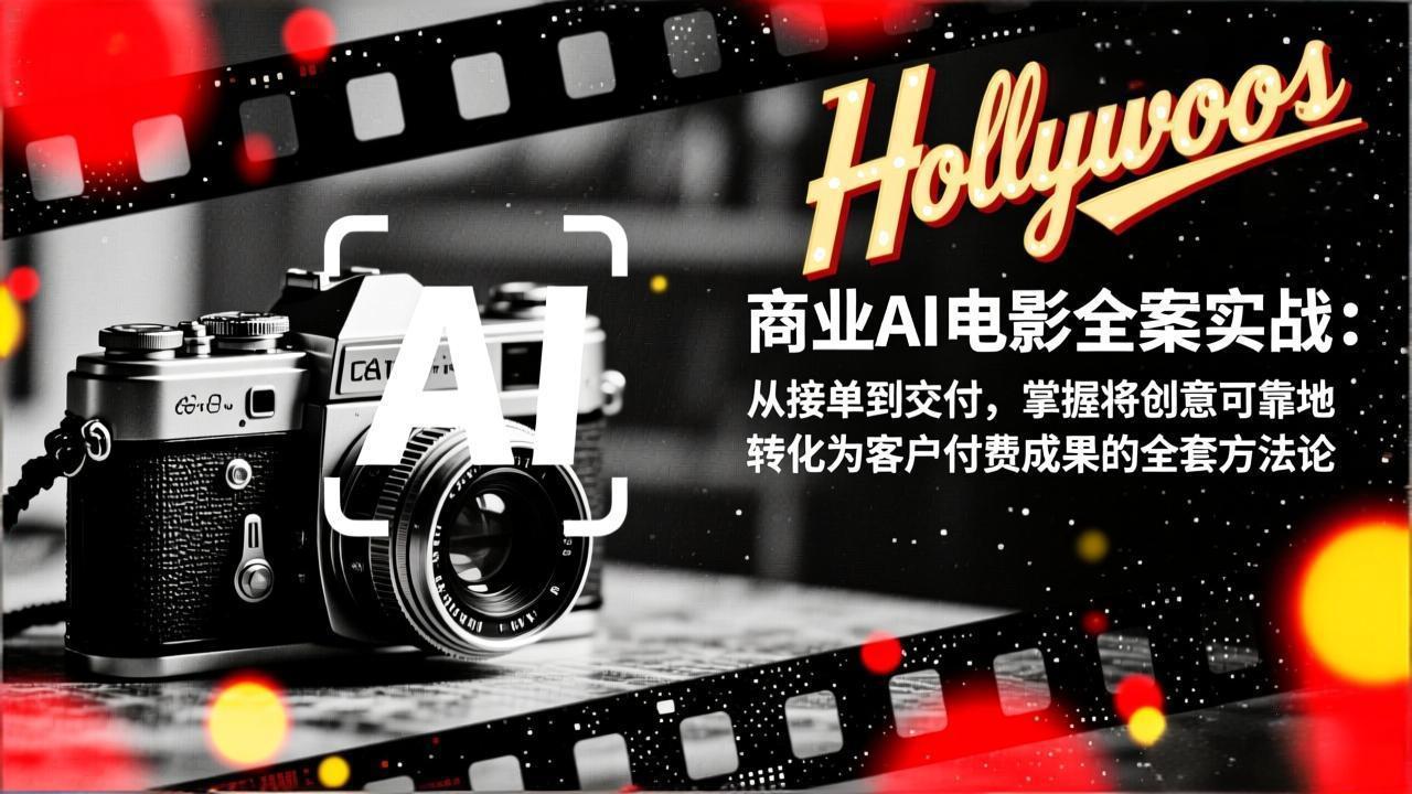 商业AI电影全案实战：从接单到交付，掌握将创意可靠地转化为客户付费成果的全套方法论插图
