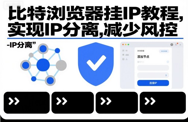 比特浏览器挂IP教程,实现IP分离,减少风控-DE云网创