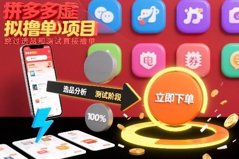拼多多虚拟撸单项目，跳过选品和测试直接撸单-DE云网创