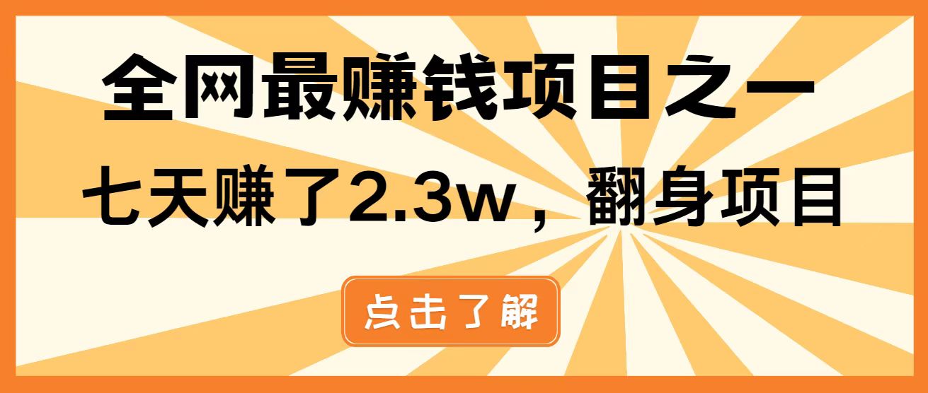（14481期）暴利项目，每天被动收益1500+，长期管道收益！0成本自己做老板！-DE云网创