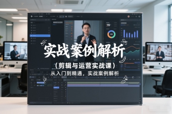 剪辑与运营实战课,从入门到精通,实战案例解析(更新2026)插图 剪辑与运营实战课,从入门到精通,实战案例解析(更新2026)