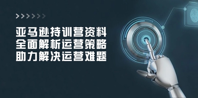 （14033期）亚马逊持训营资料，全面解析运营策略，助力解决运营难题-DE云网创