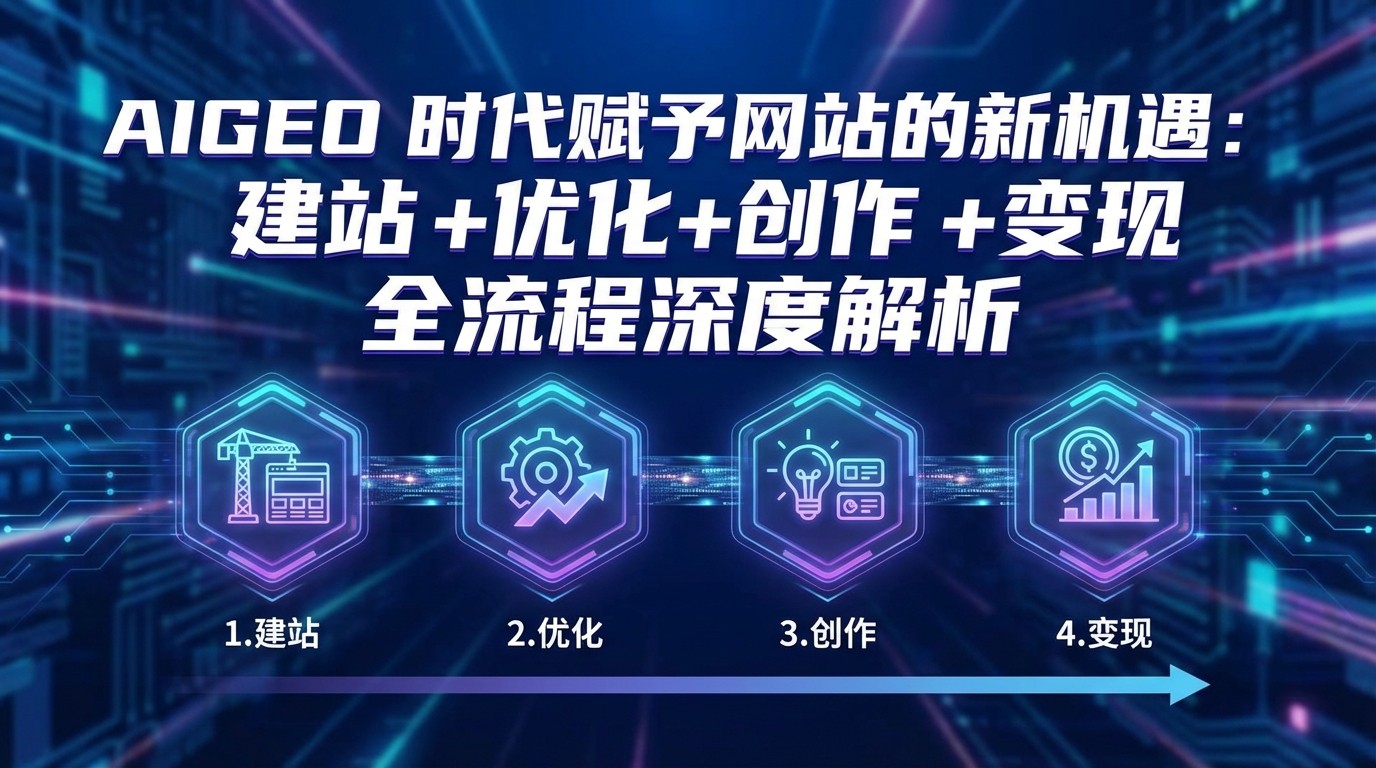 AIGEO+时代赋予网站的新机遇:建站+优化+创作+变现+全流程深度解析插图 AIGEO+时代赋予网站的新机遇:建站+优化+创作+变现+全流程深度解析插图