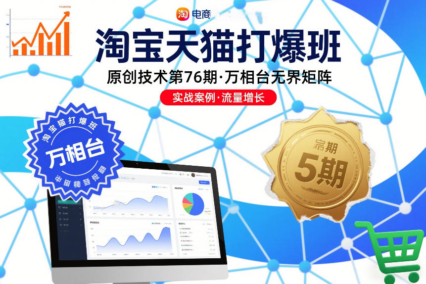 淘宝天猫打爆班原创技术第76期，万相台无界矩阵-DE云网创