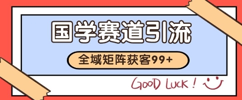国学赛道精准拓客，自热矩阵日引99+ 获客SOP【揭秘】-DE云网创