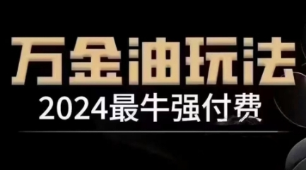 2024最牛强付费，万金油强付费玩法，干货满满，全程实操起飞（更新12月）-DE云网创