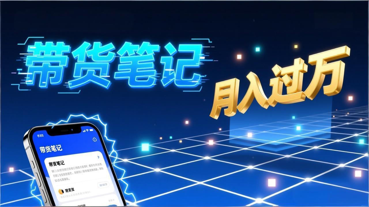 小红书爆款笔记带货实战：拆解封面标题正文全要素，手把手教你单篇笔记带货月入过万-DE云网创