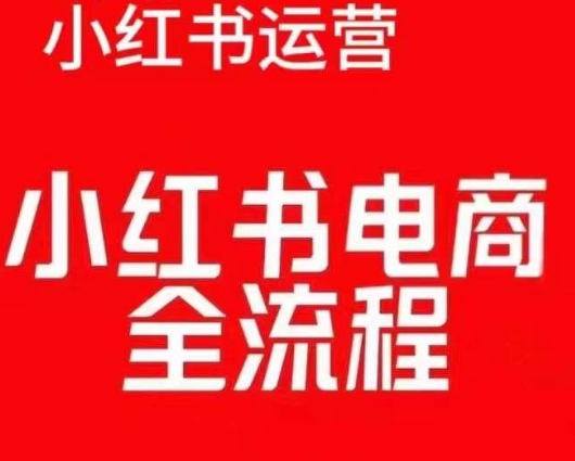 红薯电商实操课，小红书电商全流程-DE云网创
