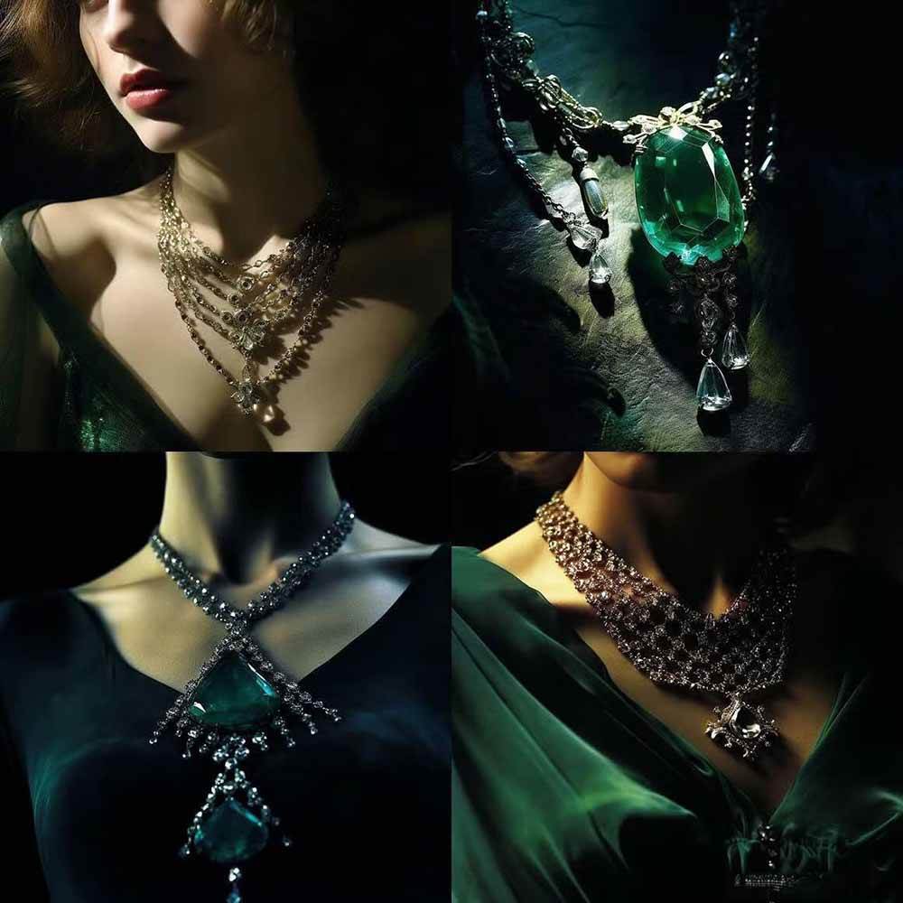 463个Midjourney珠宝摄影提示词：覆盖全品类珠宝，AI设计秒出专业效果插图2