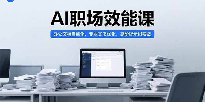 （15371期）AI职场效能课，办公文档自动化，专业文书优化，高阶提示词实战-DE云网创