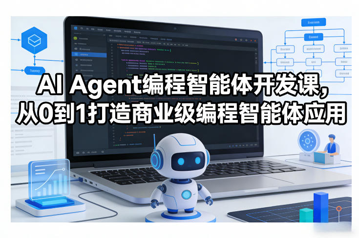 AI Agent编程智能体开发课，从0到1打造商业级编程智能体应用-DE云网创