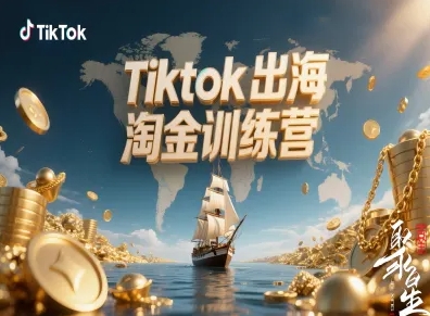 Tiktok出海淘金训练营,跨境电商TK实战变现-DE云网创