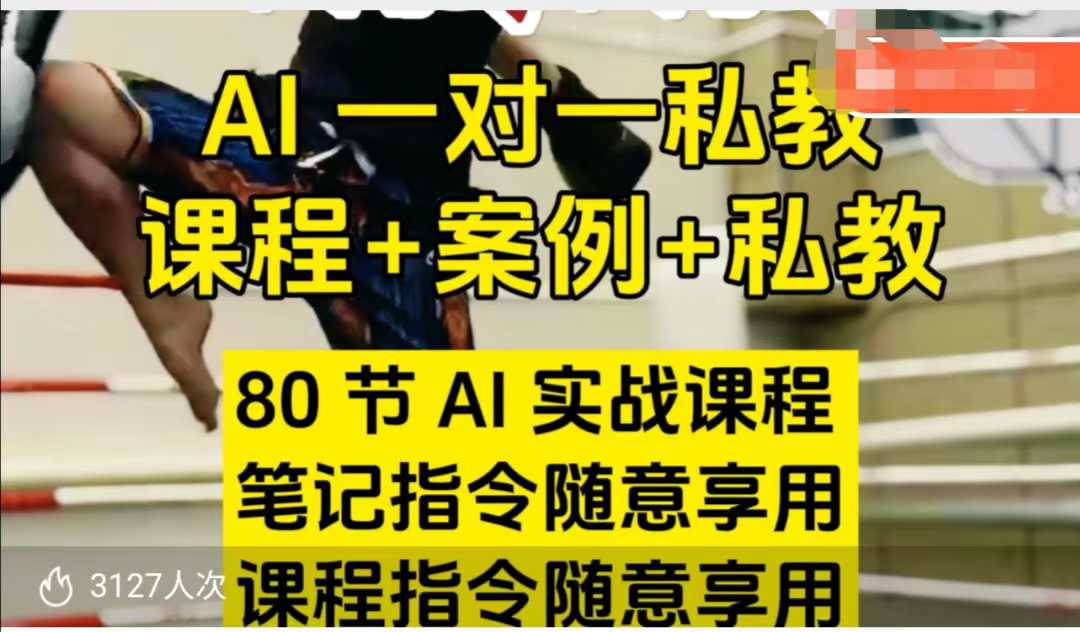 AI指令实战课，课程+案例，80节AI实战课程，笔记指令随意享用，课程指令随意享用(更新26年3月)-DE云网创