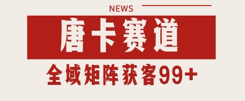 唐卡赛道私域引流获客 自热矩阵SOP日引流99+精准客资【揭秘】-DE云网创