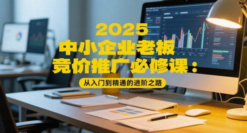 2025中小企业老板竞价推广必修课：从入门到精通的进阶之路-DE云网创