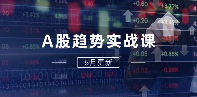 （14808期）A股趋势实战课：主力动向+政策红利，2025全年策略5月更新-DE云网创