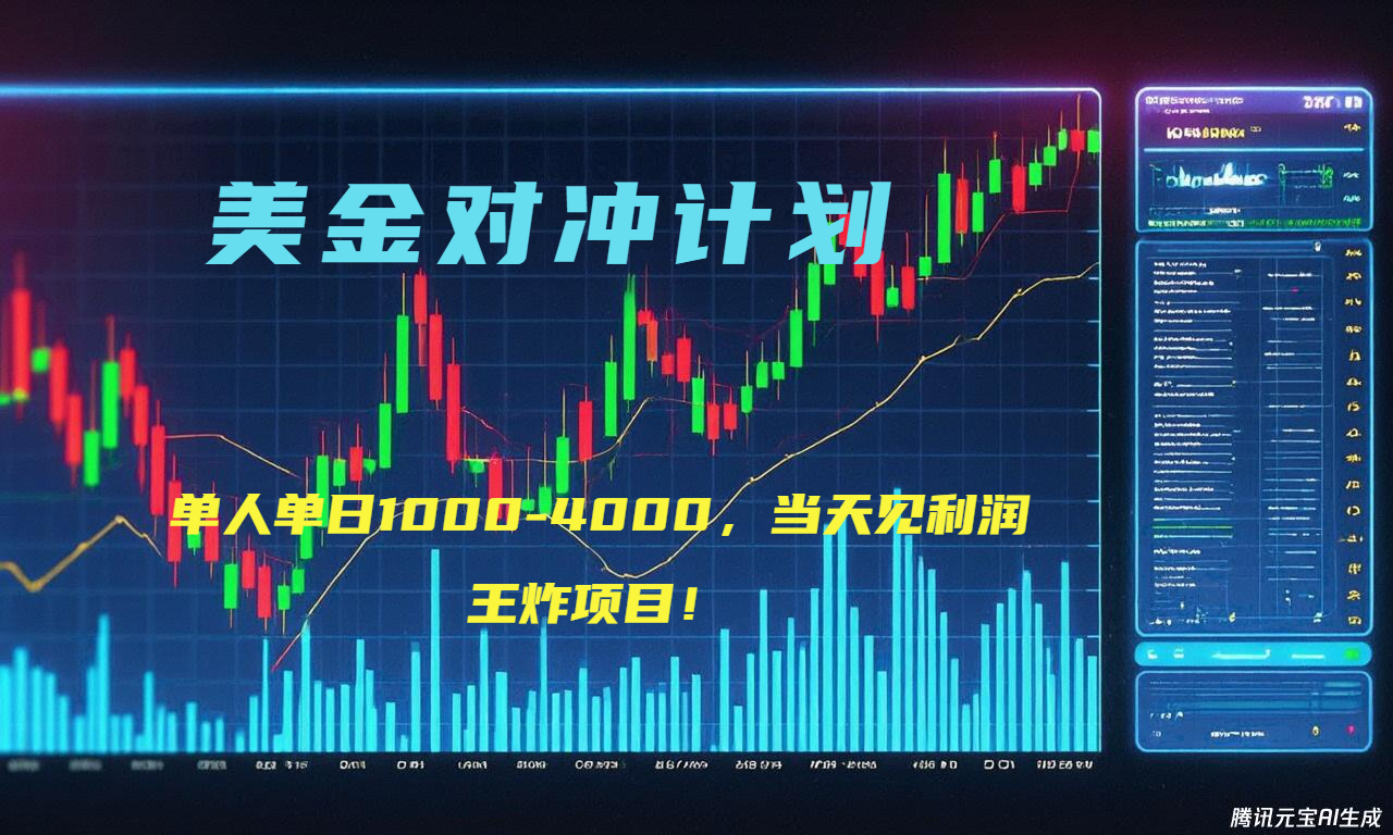 （15333期）2025年最暴力项目“美金先登计划”最新最强对冲战法，每日实际收益1K-4K-DE云网创