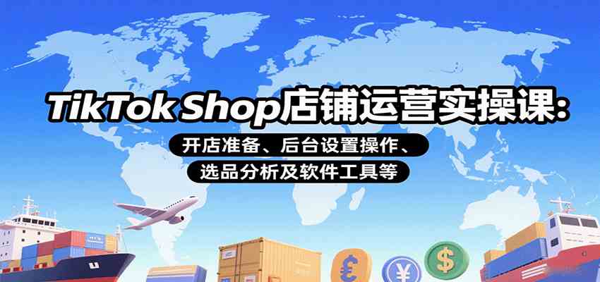 TikTok Shop店铺运营实操课:开店准备、后台设置操作、选品分析及软件工具等插图 TikTok Shop店铺运营实操课:开店准备、后台设置操作、选品分析及软件工具等插图