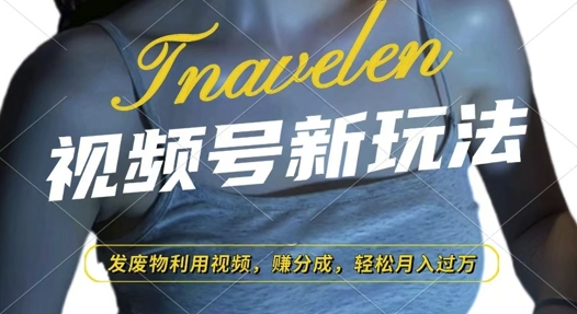 视频号新玩法，废物利用视频，撸分成收益，轻松月入过W【揭秘】-DE云网创