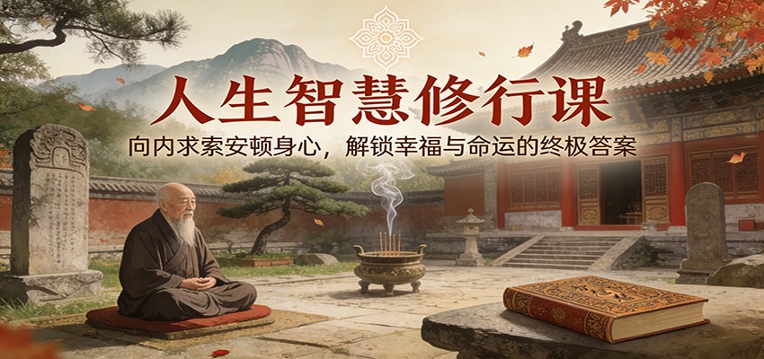 人生智慧修行课：向内求索安顿身心，解锁幸福与命运的终极答案-DE云网创