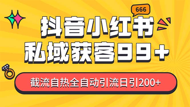 （13421期）某音，小红书，野路子引流玩法截流自热一体化日引200+精准粉 单日变现3...-DE云网创