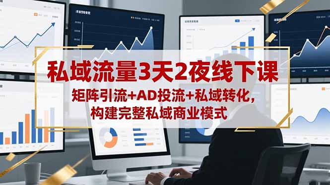 私域流量3天2夜线下课,矩阵引流+AD投流+私域转化,构建完整私域商业模式插图 私域流量3天2夜线下课,矩阵引流+AD投流+私域转化,构建完整私域商业模式插图